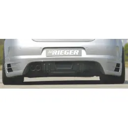 Rieger spoiler pod zadní nárazník pro Volkswagen Eos 1F kabriolet před faceliftem r.v. 04/06/-11/10, plast ABS bez povrchové úpravy, pro dvojitou koncovku vlevo Akce