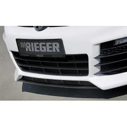 Akce Rieger lipa pod přední nárazník pro Volkswagen Golf 6 vč. GTD, GTI 3-dvéř., 5-dvéř., kabriolet, plast ABS bez povrchové úpravy