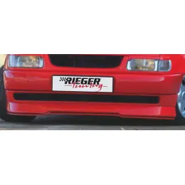 Rieger spoiler pod přední nárazník pro Volkswagen Polo 4 6N 3-dvéř., 5-dvéř., r.v. 10/94-01, plast ABS bez povrchové úpravy, "flat version", bez styling paketu Rychlé Dodání