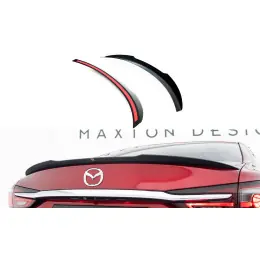 Maxton Design prodloužení spoileru pro Mazda 6 Mk3 FL, černý lesklý plast ABS, Sedan Pouze Dnes