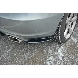 Pouze Dnes Maxton Design boční difuzory pod zadní nárazník ver.1 pro Mercedes SLK R 172, černý lesklý plast ABS