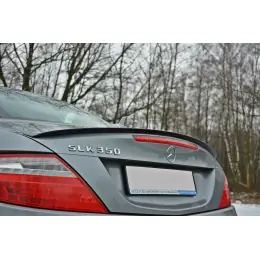 Dokud Zásoby Vydrží Maxton Design prodloužení spoileru pro Mercedes SLK R 172, černý lesklý plast ABS