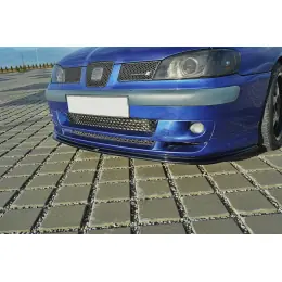 Must-Have Maxton Design spoiler pod přední nárazník ver.1 pro Seat Ibiza Cupra Mk2 FL, černý lesklý plast ABS