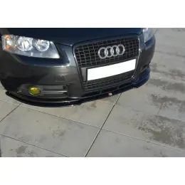 Maxton Design spoiler pod přední nárazník pro Audi A3 8P, černý lesklý plast ABS, S-Line, r.v. 2004-2008 Aktuální