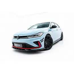 Maxton Design spoiler pod přední nárazník pro Volkswagen Jetta GLI Mk7 Facelift 2, černý lesklý plast ABS Nejlepší Cena