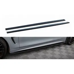 Kup Teď Maxton Design difuzory pod boční prahy pro BMW řada 4 F32, černý lesklý plast ABS