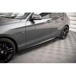 Bezpečná Platba Maxton Design difuzory pod boční prahy ver.2 pro BMW řada 1 F20- F21 Facelift, černý lesklý plast ABS