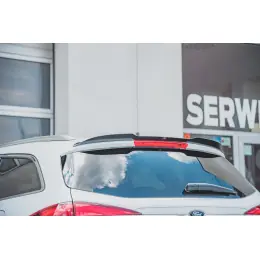 Maxton Design prodloužení spoileru pro Ford Mondeo Mk5 Facelift, černý lesklý plast ABS, kombi Horká Nabídka