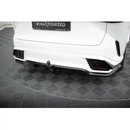 Nejlepší Cena Maxton Design středový spoiler pod zadní nárazník s žebrováním pro Lexus RX Mk5, černý lesklý plast ABS, F-Sport