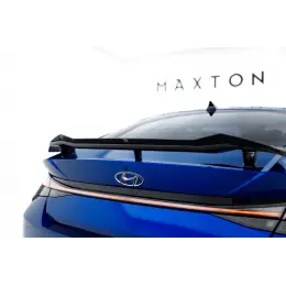 Maxton Design prodloužení spoileru pro Hyundai Elantra N Mk7, černý lesklý plast ABS Koupit Online