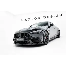 Cenová Bomba Maxton Design spoiler pod přední nárazník ver.2 pro Mercedes CLE C236 53 AMG, černý lesklý plast ABS