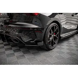 Maxton Design křidélka bočních difuzorů zad. nárazníku pro Audi RS3 8Y, černý lesklý plast ABS, Sportback Top Prodej