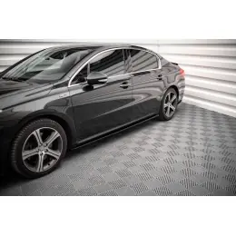 Maxton Design difuzory pod boční prahy pro Peugeot 508 Mk1 GT, černý lesklý plast ABS Sleva