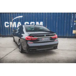 Cenová Bomba Maxton Design středový spoiler pod zadní nárazník pro BMW řada 7 G11, černý lesklý plast ABS