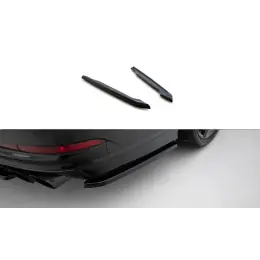 Nejlepší Volba Maxton Design boční difuzory pod zadní nárazník pro Audi S8 D5, černý lesklý plast ABS