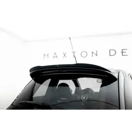 Akce Maxton Design prodloužení spoileru pro Fiat 500/595/695 Abarth Mk1, černý lesklý plast ABS