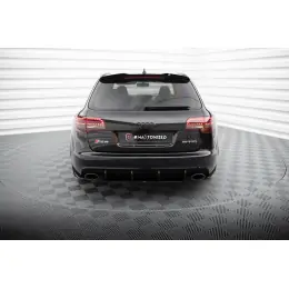 Novinka Maxton Design "Street Pro" difuzor zadního nárazníku pro Audi RS6 C6, plast ABS bez povrchové úpravy