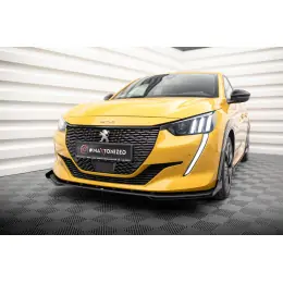 Dokud Zásoby Vydrží Maxton Design "Street Pro" spoiler pod přední nárazník s křidélky pro Peugeot 208 GT Mk2, plast ABS bez povrchové úpravy