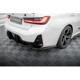 Expresní Doručení Maxton Design boční difuzory pod zadní nárazník pro BMW řada 3 G20 Facelift M-Pack, G21 Facelift M-Pack, černý lesklý plast ABS