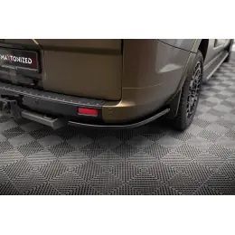 Nízká Cena Maxton Design boční difuzory pod zadní nárazník pro Ford Tourneo Custom Mk1 Facelift, černý lesklý plast ABS