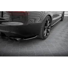 Maxton Design boční difuzory pod zadní nárazník pro Audi A5 8T, černý lesklý plast ABS, Coupe/Cabrio S-Line Cenová Bomba