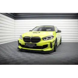 Tovární Cena Maxton Design "Street Pro" spoiler pod přední nárazník s křidélky pro BMW řada 1 F40, plast ABS bez povrchové úpravy, M-Pack / M135i