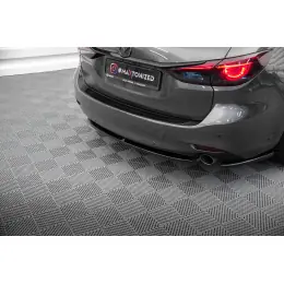 Maxton Design středový spoiler pod zadní nárazník pro Mazda 6 Mk3 FL, černý lesklý plast ABS Vrácení Zdarma