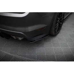 Maxton Design "Street Pro" boční difuzory pod zadní nárazník pro Ford Mustang Mk6 GT, plast ABS bez povrchové úpravy, s červenou linkou Top Prodej