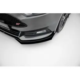 Maxton Design rohové spoilery pod přední nárazník pro Ford Focus ST Mk3 Facelift, plast ABS bez povrchové úpravy Cenová Bomba