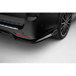 Akční Cena Maxton Design boční difuzory pod zadní nárazník ver.3 pro Mercedes třída V W447 Facelift 2 /AMG-Line, W447F, černý lesklý plast ABS