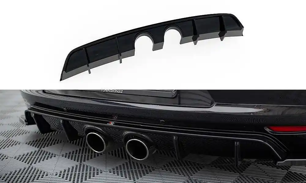 Difuzor zadního nárazníku V.2 Volkswagen Scirocco Mk3 (R32 Exhaust) Jen Po Omezenou Doba