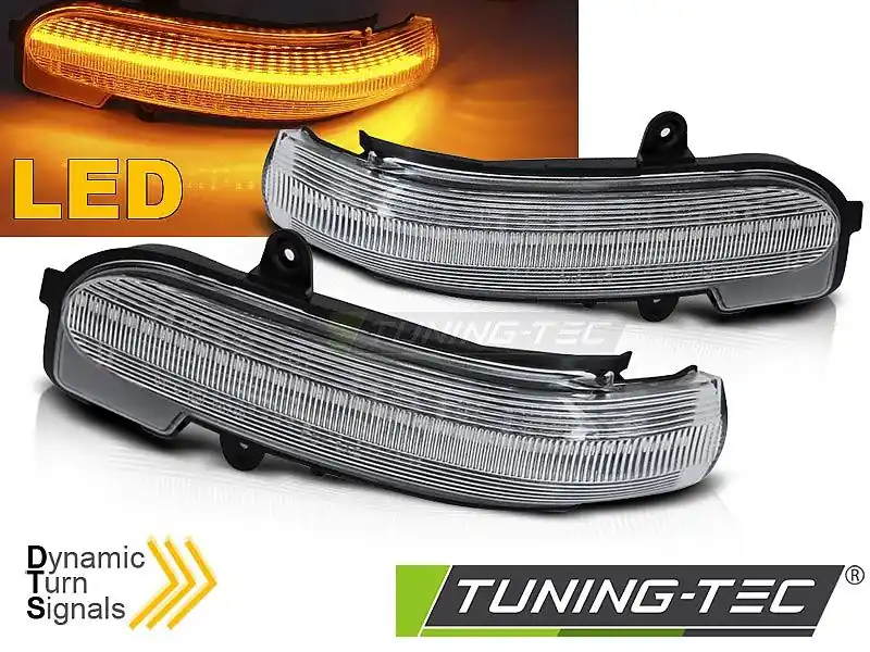 Dynamické LED blinkry do zrcátek Mercedes C Class W203 T203 CL203 - bílé provedení Odeslání Ihned