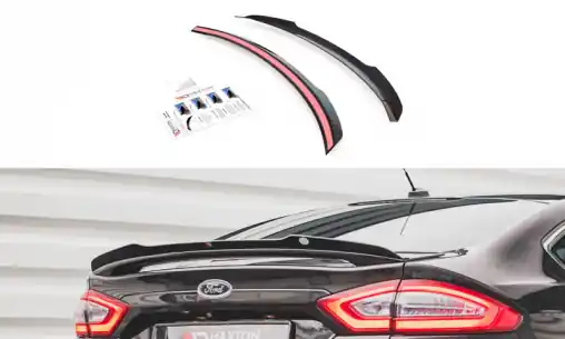 Maxton Design prodloužení spoileru pro Ford Mondeo Mk5, carbon-Look Výhodná Nabídka