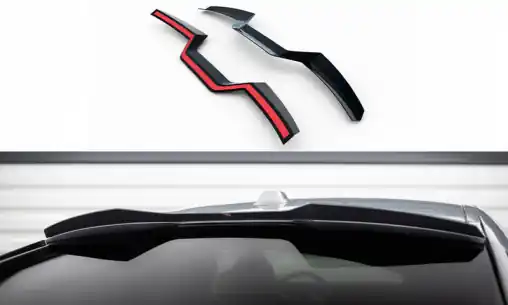 Maxton Design prodloužení spoileru pro BMW X6 G06 /M-Pack, černý lesklý plast ABS Dokud Zásoby Vydrží