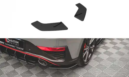 Cenový Hit Maxton Design "Street Pro" boční difuzory pod zadní nárazník pro Hyundai i30 N MK3 Facelift, plast ABS bez povrchové úpravy