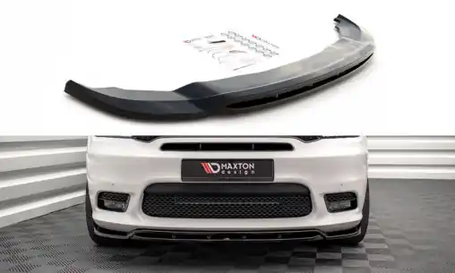Maxton Design spoiler pod přední nárazník pro Dodge Durango RT Mk3, černý lesklý plast ABS, facelift Přímo Od Výrobce