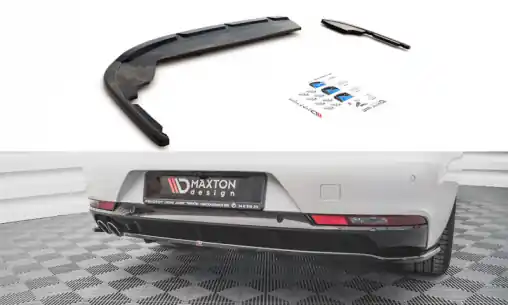 Odeslání Ihned Maxton Design středový spoiler pod zadní nárazník s žebrováním pro Peugeot 508 Mk2, carbon-Look