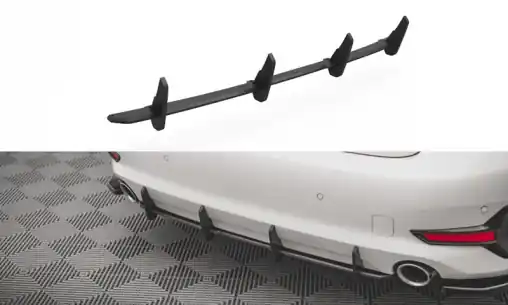 Maxton Design "Street Pro" difuzor zadního nárazníku pro BMW řada 3 G20, G21, plast ABS bez povrchové úpravy Omezená Nabídka