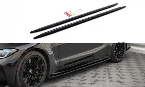 Maxton Design difuzory pod boční prahy ver.2 pro BMW M4 G82, carbon-Look Zlevněný