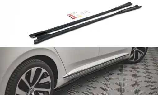 Novinka Maxton Design difuzory pod boční prahy pro Volkswagen Arteon R-Line Facelift