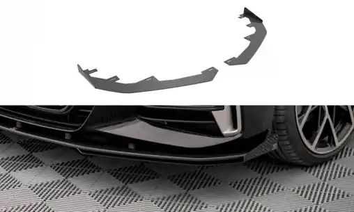 Maxton Design rohové spoilery pod přední nárazník pro BMW řada 4 G22/M-Pack, plast ABS bez povrchové úpravy Ověřený