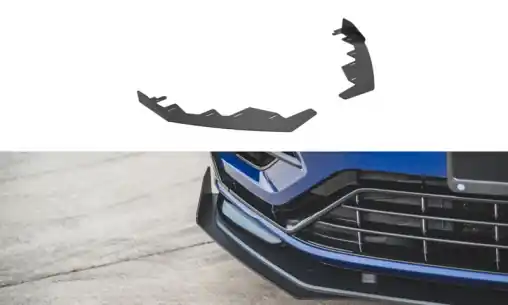 Bezpečná Platba Maxton Design rohové spoilery pod přední nárazník pro Volkswagen Golf R Mk7 Facelift