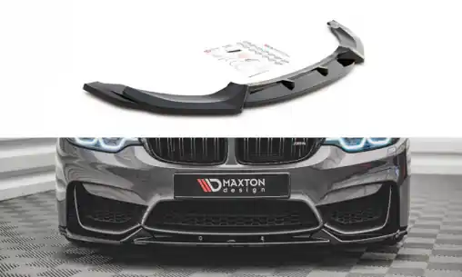 Maxton Design spoiler pod přední nárazník pro BMW M4 F82, carbon-Look Cenový Hit