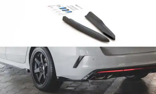 Nejlepší Cena Maxton Design boční difuzory pod zadní nárazník ver.3 pro Škoda Octavia RS Mk4, černý lesklý plast ABS