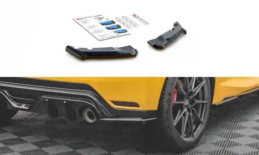 Maxton Design boční difuzory pod zadní nárazník ver.3 pro Toyota GR Yaris Mk3, černý lesklý plast ABS Sezónní Sleva
