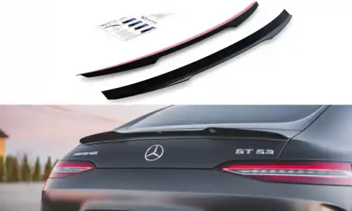 Maxton Design prodloužení spoileru pro Mercedes AMG GT 4 -Door Coupe GT 53, carbon-Look Výprodej