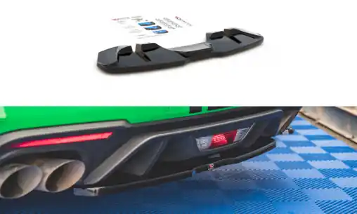 Maxton Design středový spoiler zadního nárazníku pro Ford Mustang MK6 GT Facelift, carbon-Look Finální Výprodej
