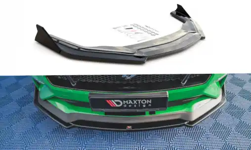 Maxton Design spoiler pod přední nárazník s křidélky ver.2 pro Ford Mustang MK6 GT Facelift, carbon-Look Kup Teď