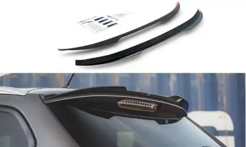 Maxton Design prodloužení spoileru pro Peugeot 308 Mk2, černý lesklý plast ABS Cenová Bomba