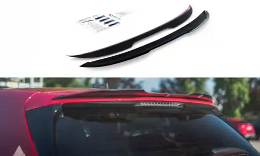 Přímo Od Výrobce Maxton Design prodloužení spoileru pro Peugeot 308 Mk 2 GT, černý lesklý plast ABS